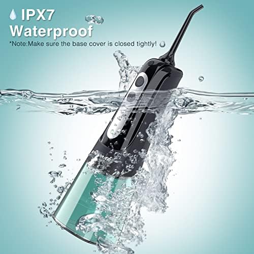 Чистач за заби без безжичен вода за заби со совети, insmart Professional 300ml резервоар DIY режим USB -орален