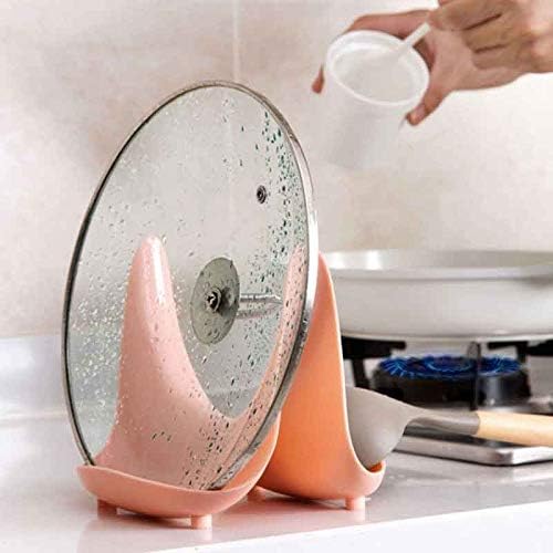 Jjjzs лажица за домаќинство стојат корисна кујна пластична тава сад за капакот на капакот на држачот