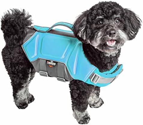 Куче Хелиос ® 'прилив на гарда' мулти-точка стратешки зашиени водоотпорни кучиња животна јакна-лебдечки безбедносен