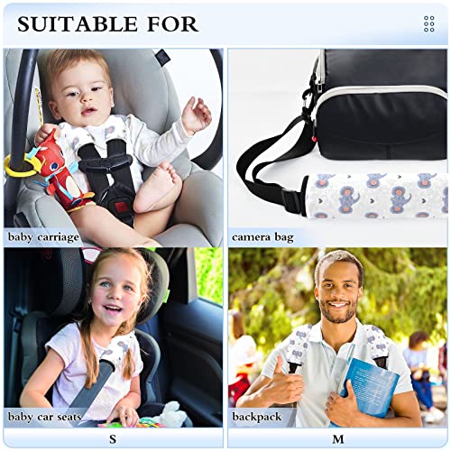 Капи за ленти за седишта за автомобили за автомобили за бебиња деца 2 парчиња ленти за седишта за автомобили, перничиња