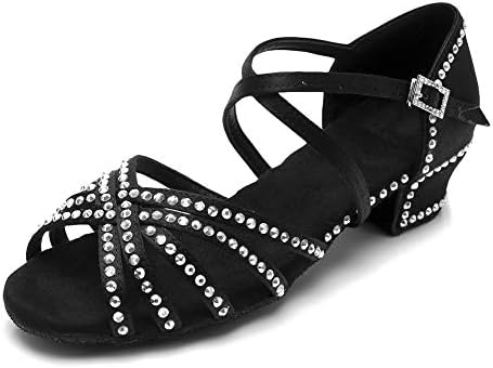 Стандардни латински танцувачки чевли на хипосеус, ниски потпетици 3,5 см/4см, модел UC210-310