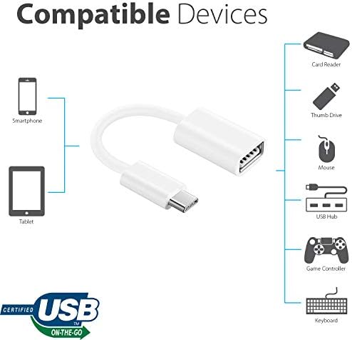 OTG USB-C 3.0 адаптер компатибилен со вашиот LG тон бесплатно Активно откажување на бучава FN7 за брзи,