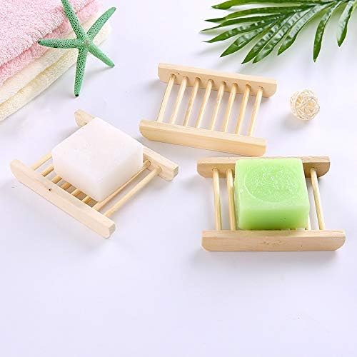 N/A NEW 2019 Преносен бамбус дрвен сапун сапун за сад за туширање на држач за складирање на контејнери