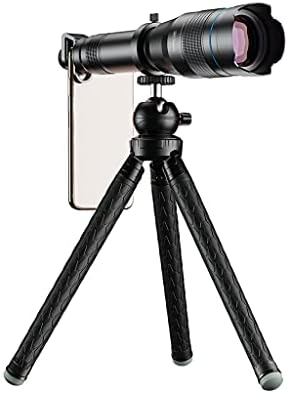 ЛИРУКУН 60X Телефонска камера леќи Супер Телефото Зум Монокуларен телескоп за активности на отворено за патувања