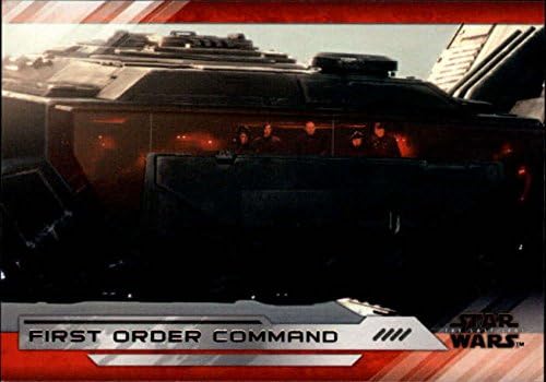 2018 Topps Star Wars The Last Jedi Series 287 First Order Command Movie Collective Trading Card