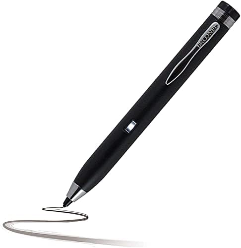 Broonel Black Fine Point Digital Active Stylus Pen - Компатибилен со таблетот Lenovo Plus Plus 11