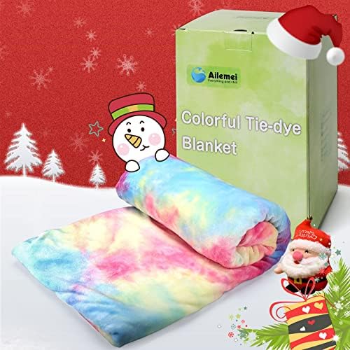 Ailemei Direct Rainbow Tie Tie Dise Fah For For Girls, Мека симпатична смешна декоративна фрлање,