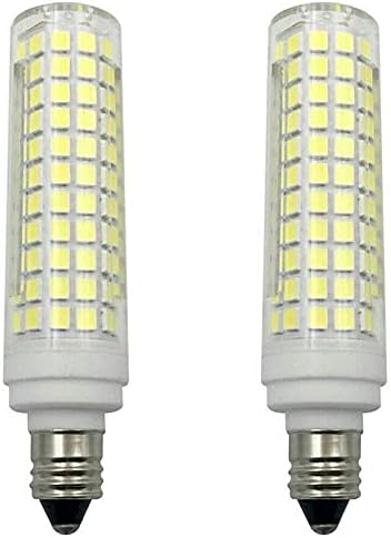 Lxcom Осветлување Е11 LED Сијалица ОД ПЧЕНКА 15w Затемнети Керамички Канделабри Светилки-136 Led Диоди 2835